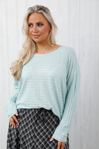 On Repeat Knit Sky Blue