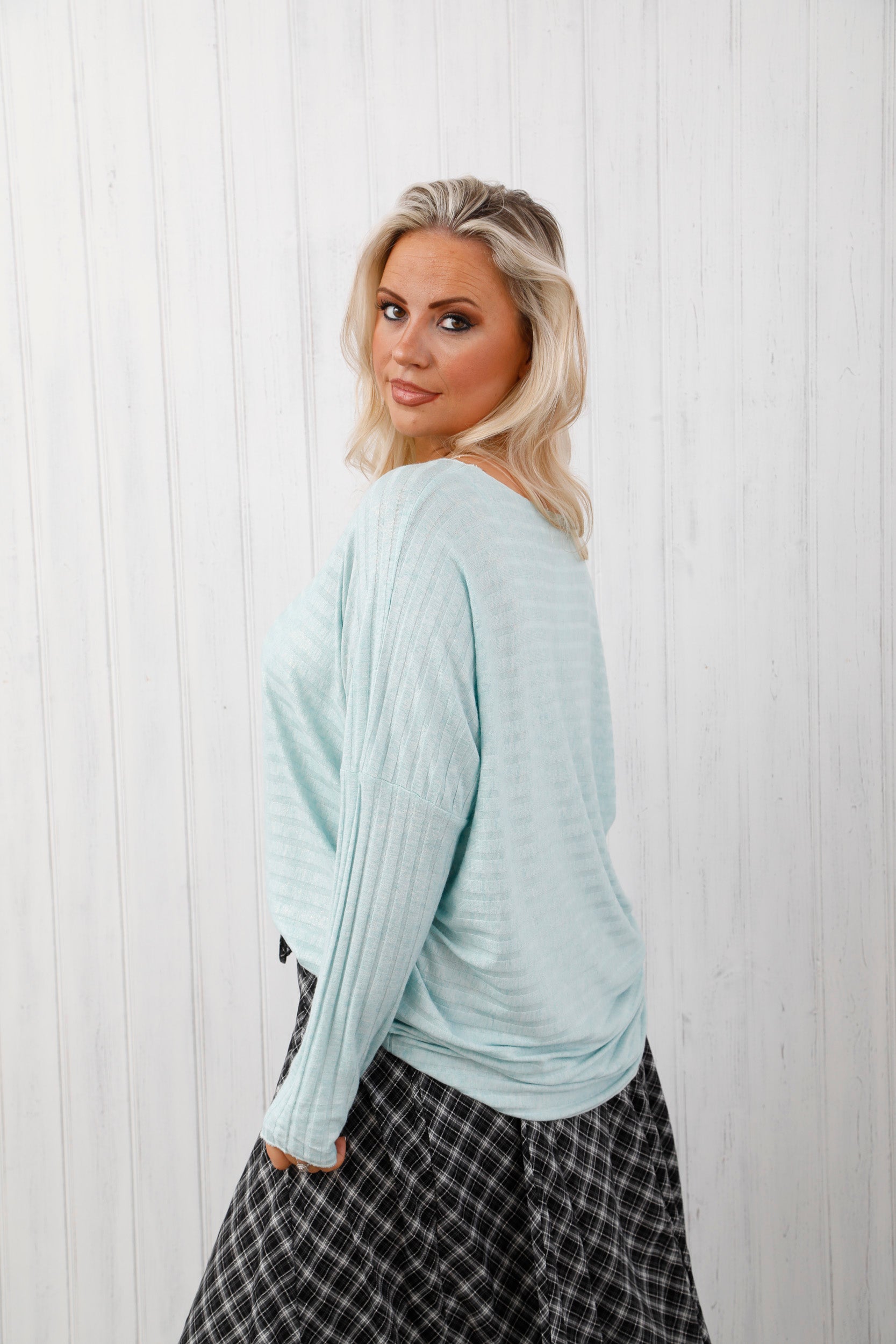 On Repeat Knit Sky Blue