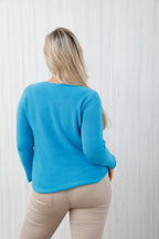 The Core Knit Jumper Turquoise