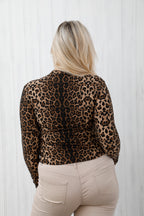 Leopard Soft Knit Top