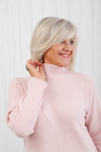 The Refine Knit Jumper Blush Pink