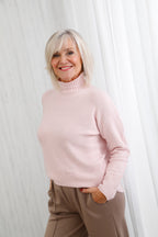 The Refine Knit Jumper Blush Pink