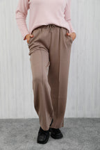 The Solace Seam Trousers Taupe
