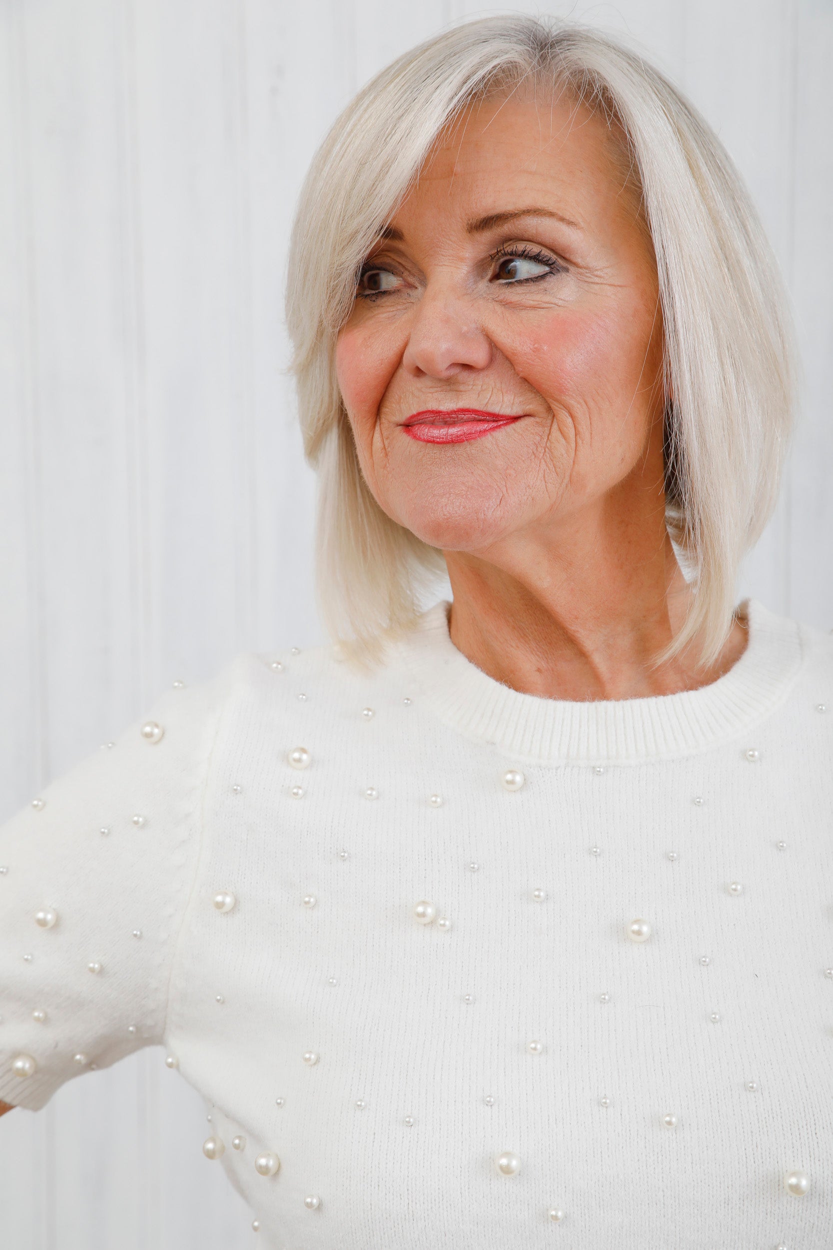 Pearl Jumper White