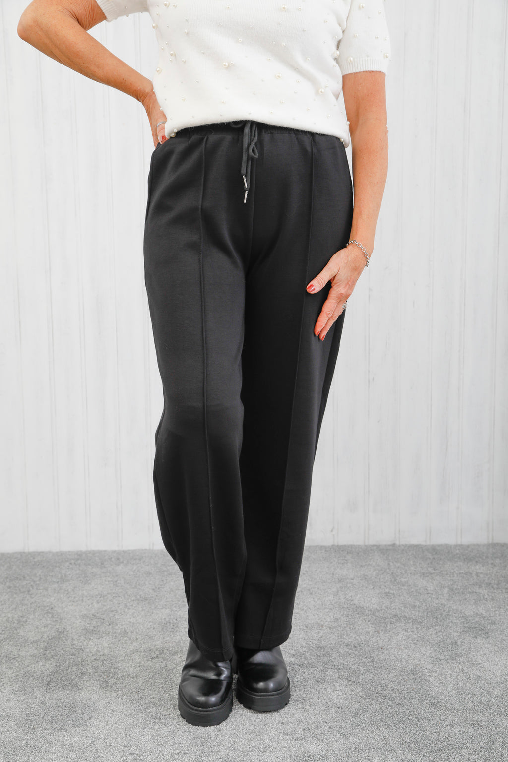 The Solace Seam Trousers Black