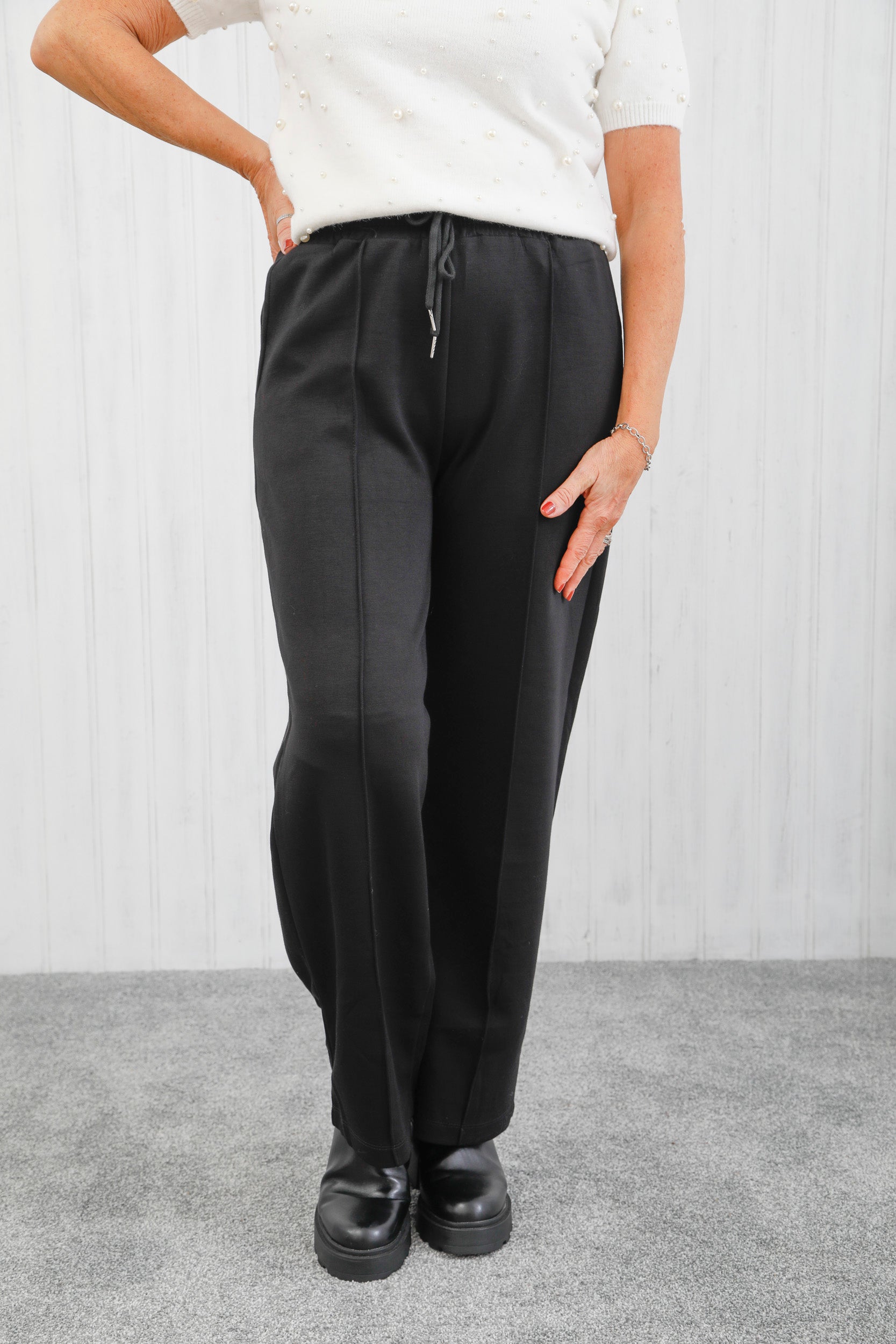 The Solace Seam Trousers Black