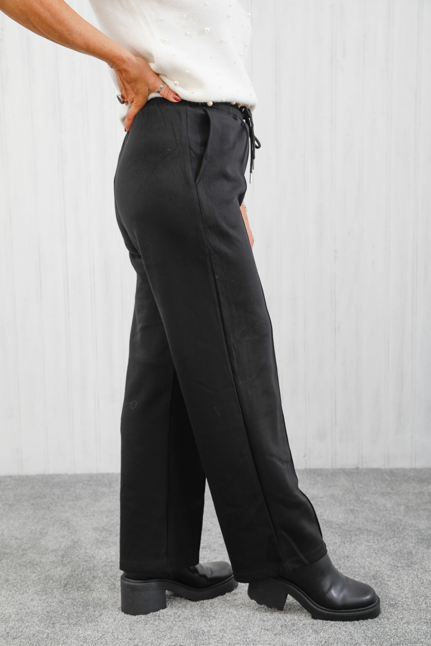 The Solace Seam Trousers Black