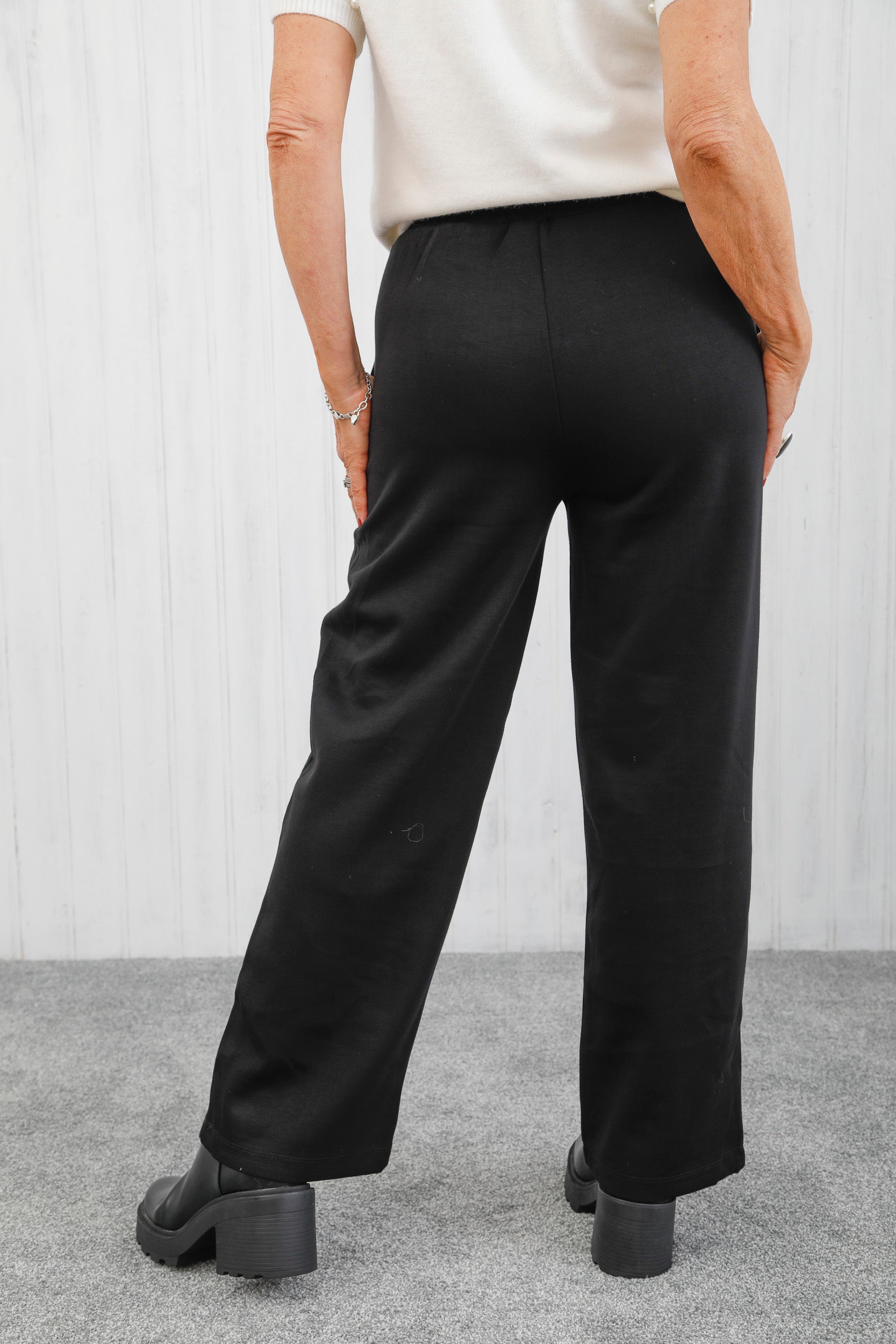 The Solace Seam Trousers Black