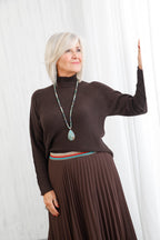 The Refine Knit Jumper Chocolate
