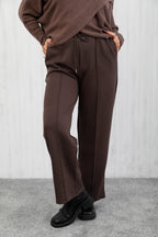 The Solace Seam Trousers Chocolate