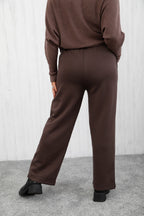 The Solace Seam Trousers Chocolate