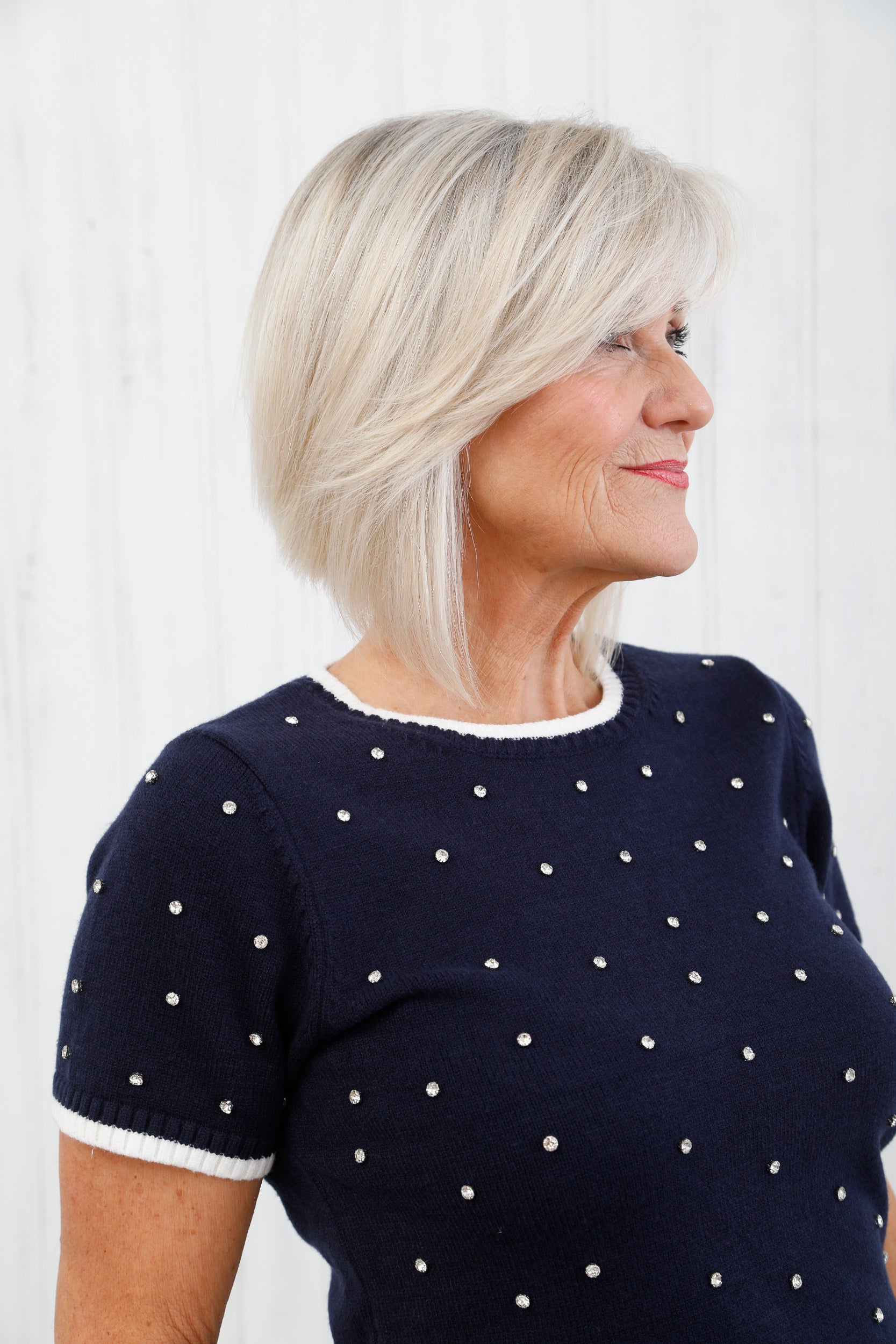 Diamante Jumper Navy