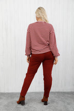 The Structure Trousers Burgundy