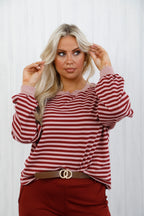 Free Spirit Stripe Top Pink