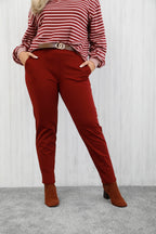 The Structure Trousers Burgundy