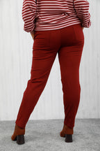 The Structure Trousers Burgundy