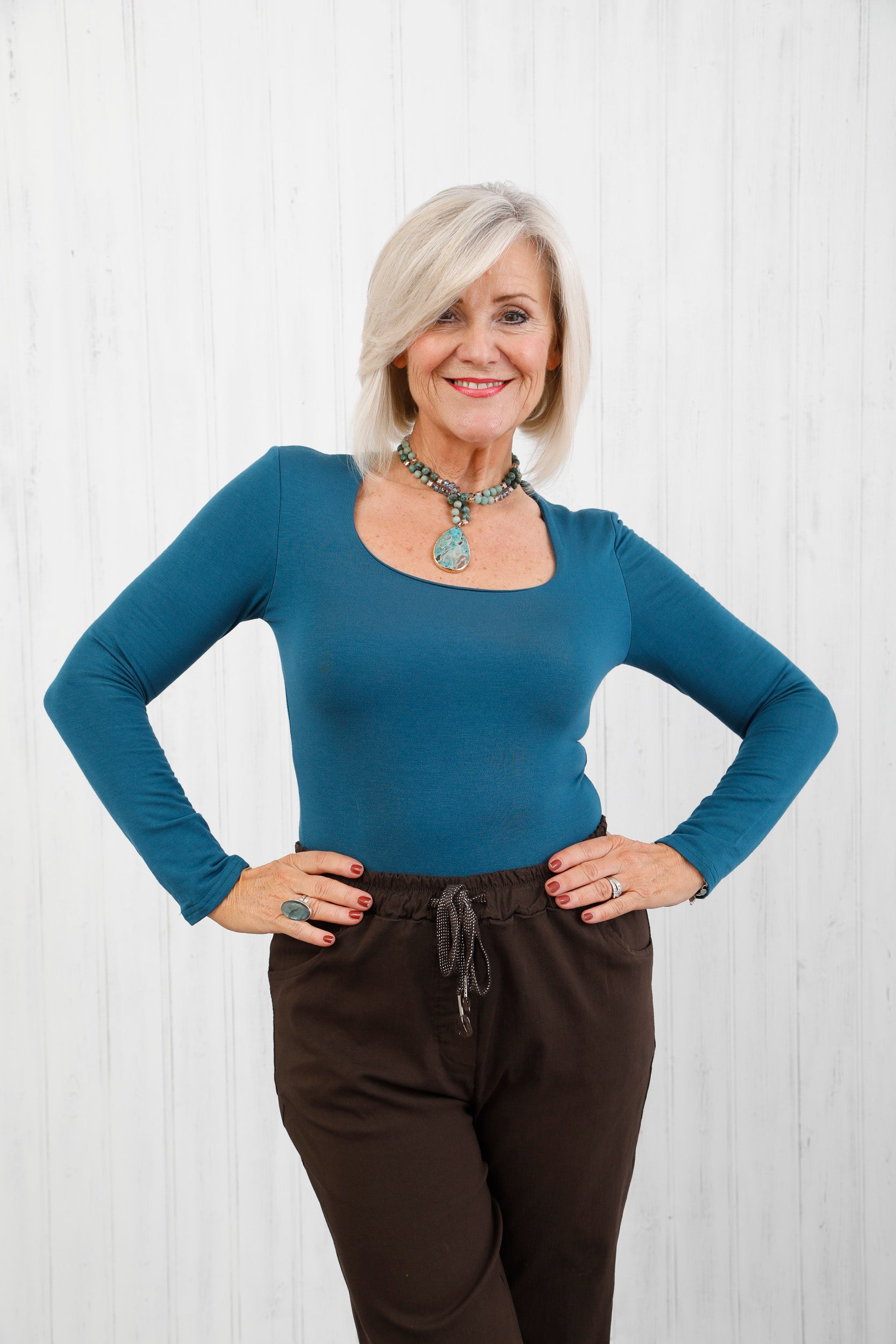 The Second Skin Top Teal