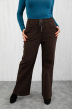 Wide Leg Magic Pants Chocolate
