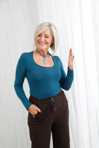 The Second Skin Top Teal