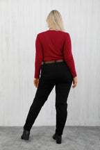 The Structure Trousers Black