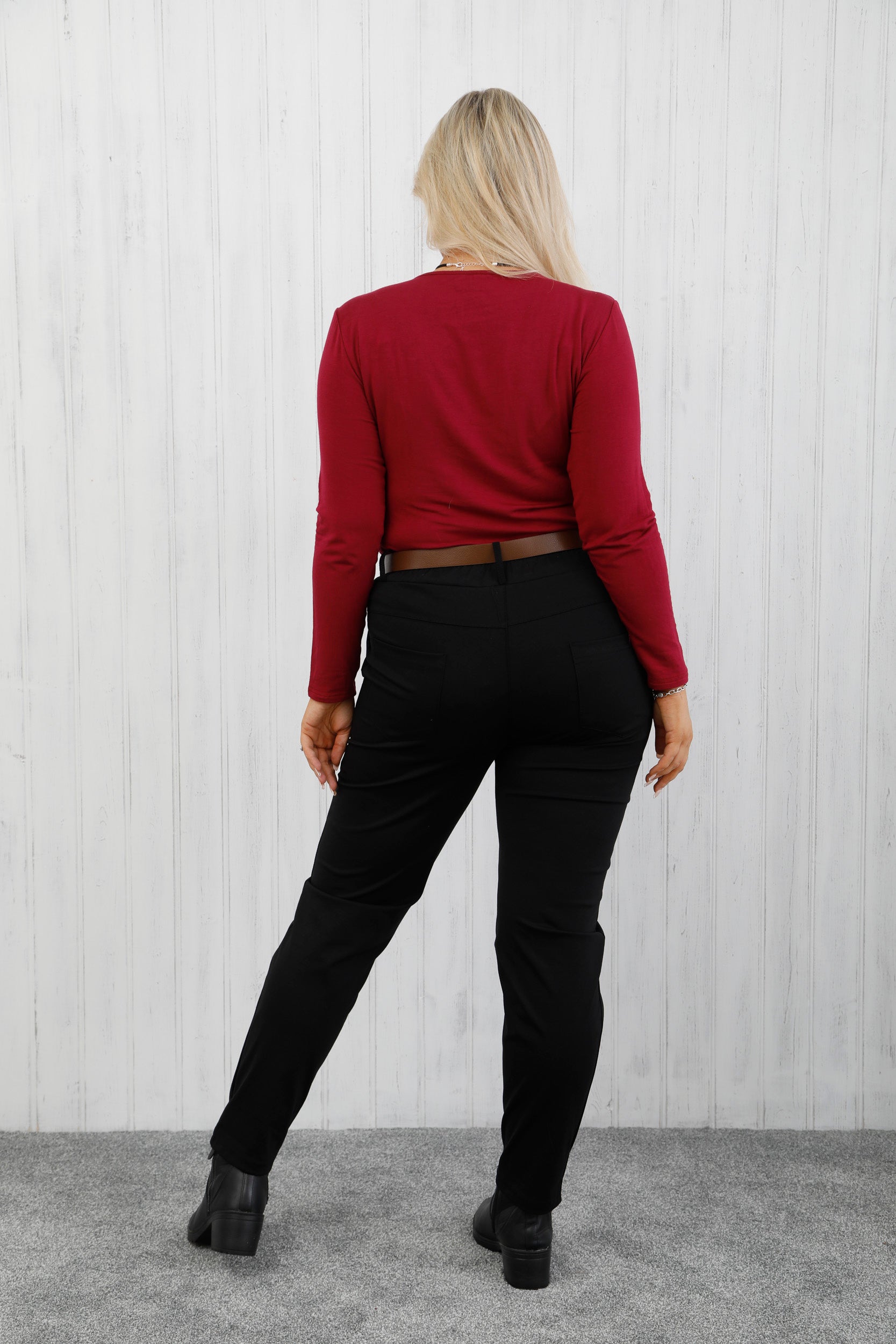 The Structure Trousers Black