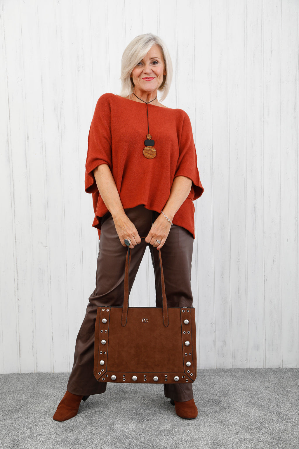 The Vega Tote Bag Chocolate