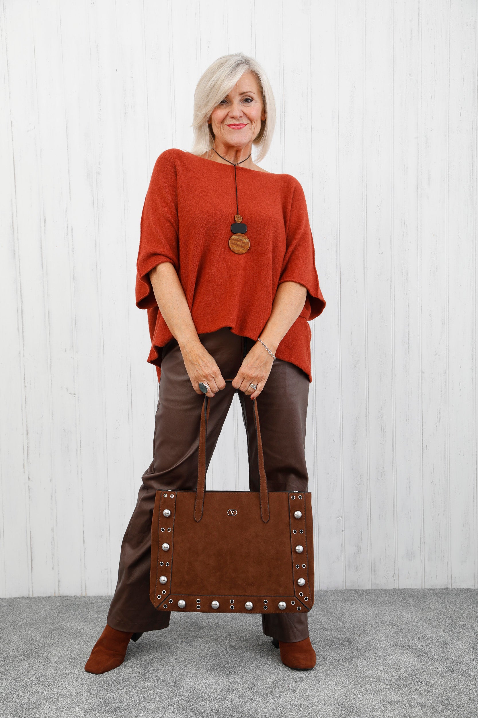 The Vega Tote Bag Chocolate