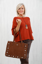 The Vega Tote Bag Chocolate