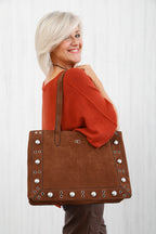 The Vega Tote Bag Chocolate