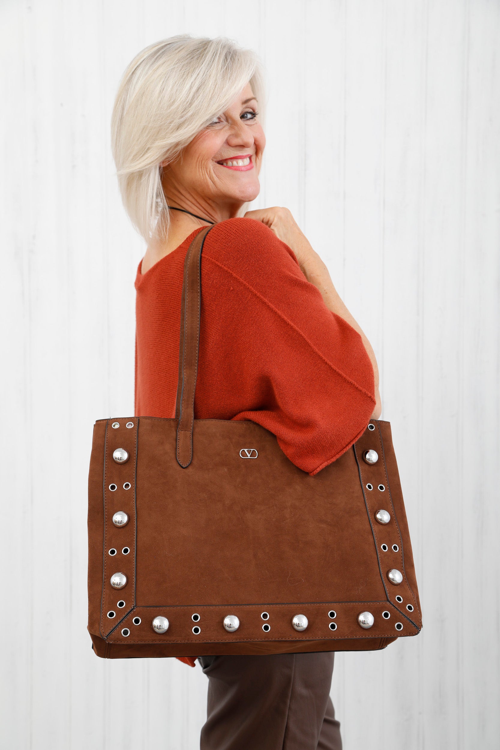 The Vega Tote Bag Chocolate