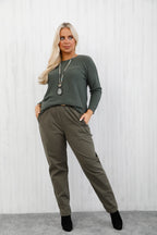 The Structure Trousers Curve Khaki