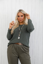 The Structure Trousers Curve Khaki