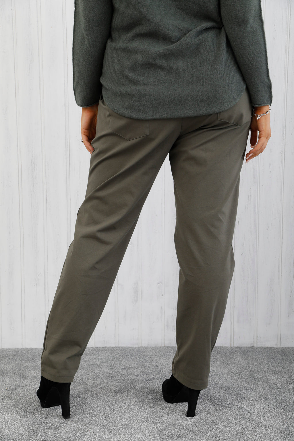 The Structure Trousers Curve Khaki