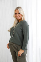 The Core Knit Jumper Khaki