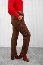 The Structure Trousers Chocolate