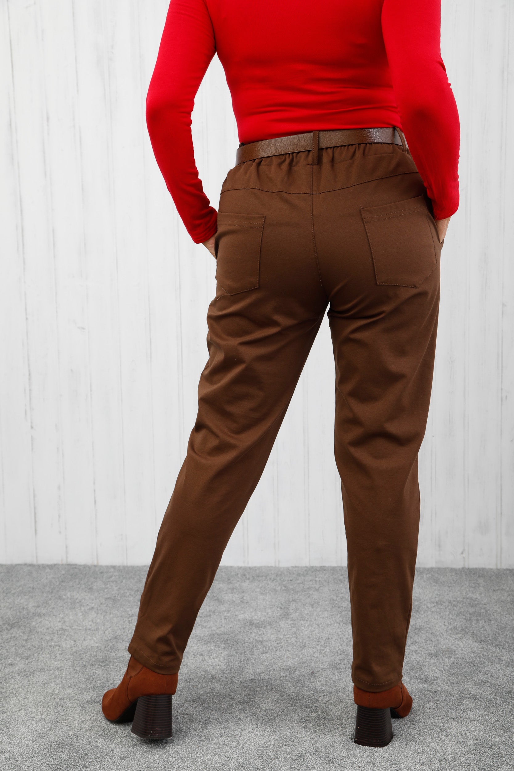 The Structure Trousers Chocolate