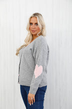 Love Heart Stitch Cardigan