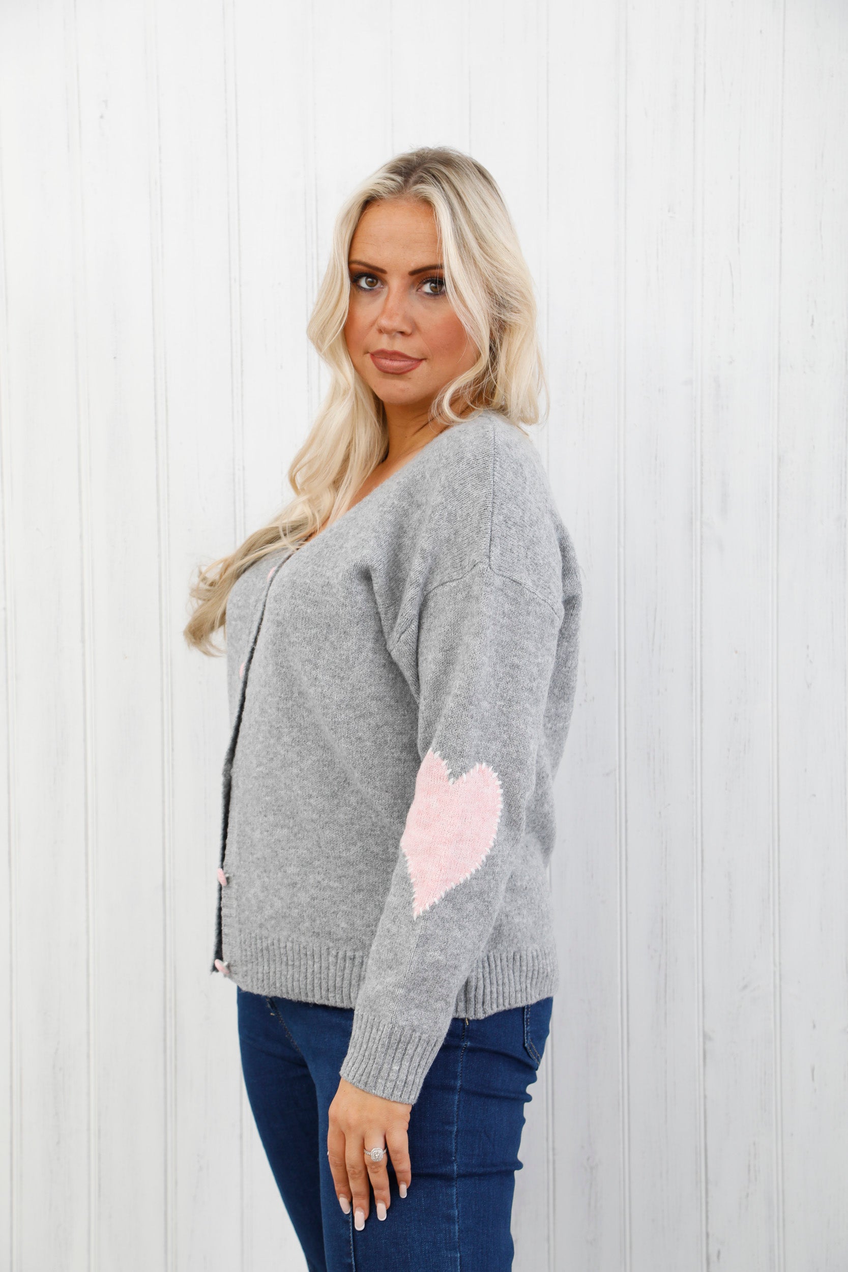 Love Heart Stitch Cardigan