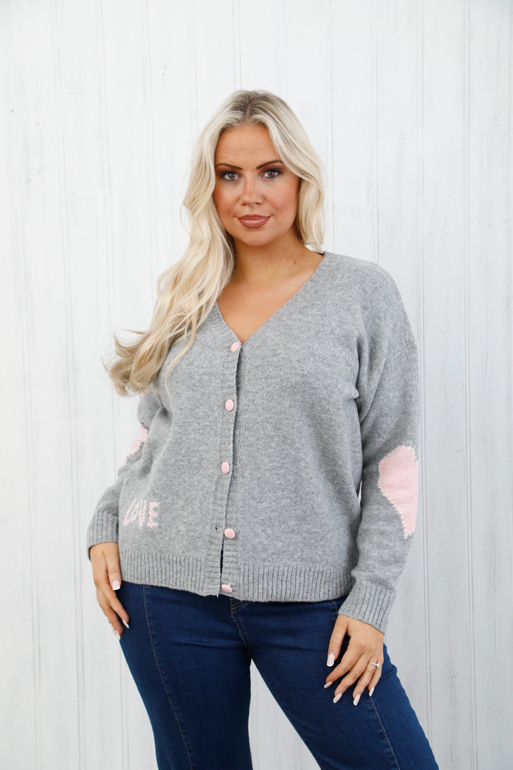 Love Heart Stitch Cardigan
