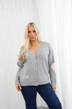 Love Heart Stitch Cardigan