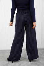 The Signature Stripe Trousers Navy