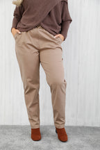 The Structure Trousers Curve Beige
