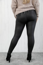 Curve Libra Leather Look Leggings