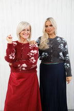 Dynasty Teddy Cardigan Charcoal