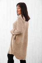 Cara Corduroy Dress Beige