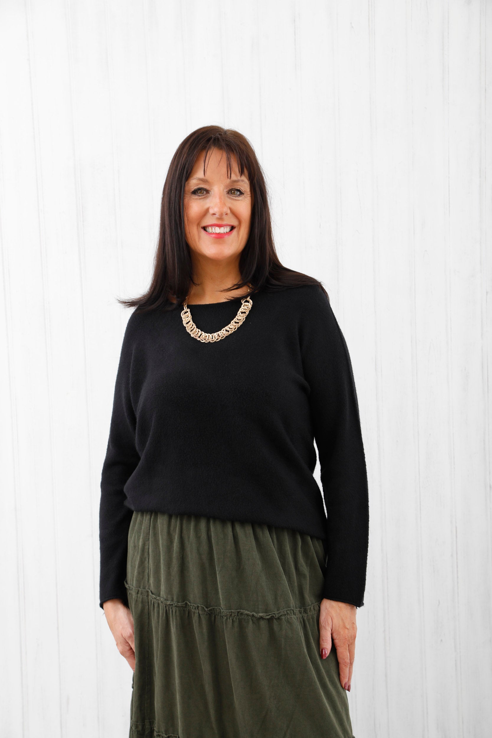 The Core Knit Jumper Black