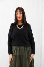 The Core Knit Jumper Black