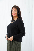 The Core Knit Jumper Black