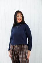 The Refine Knit Jumper Navy