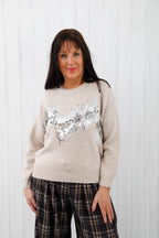 Celeste Sequin Knit Jumper